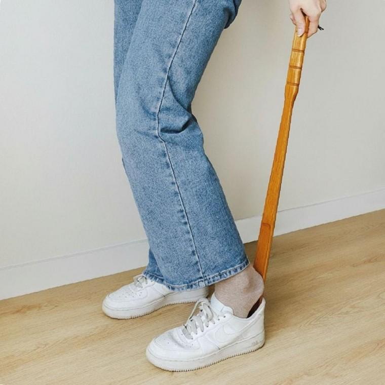 원목 구두주걱 롱 55cm 긴 신발 헤라 편리한 구두칼 구둣주걱 우드
