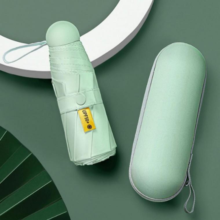 초경량 미니 우산 파우치 포함 휴대용 접이식 암막 양산 양우산 우양산 가벼운 가방 쏙 소품