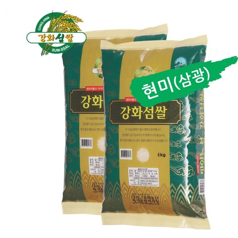 당일도정 맛있는 섬 강화섬 현미 8kg ES강화농산