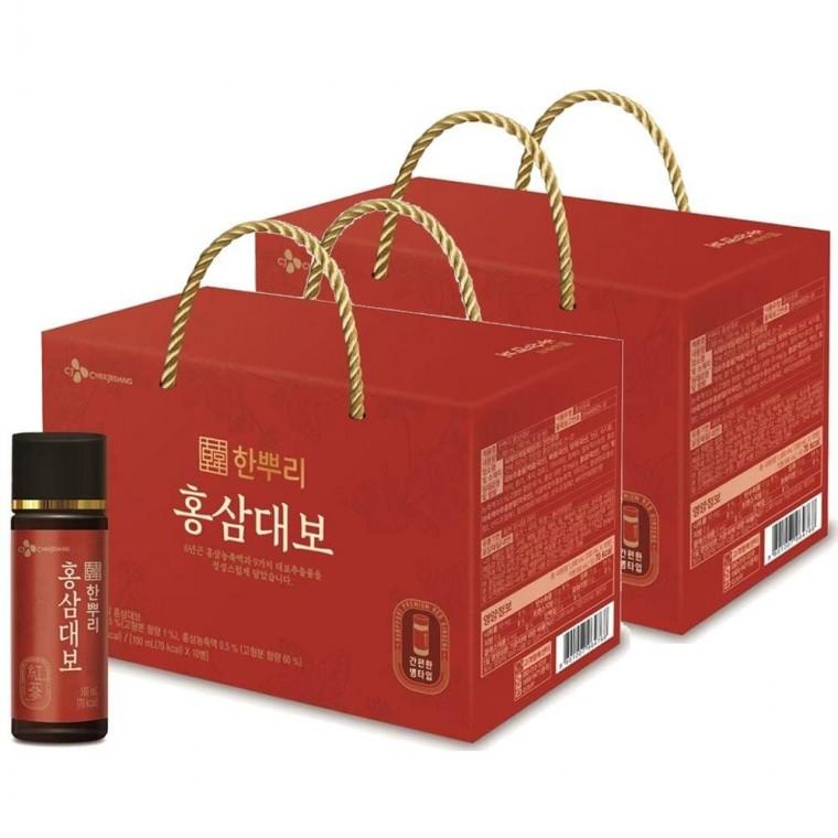 홍삼대보 한뿌리 홍삼 음료 100ML 20병