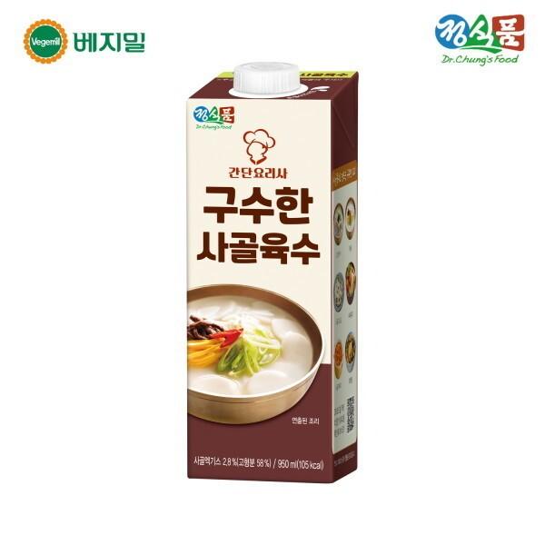 정식품 구수한 사골육수 950ml x 6팩