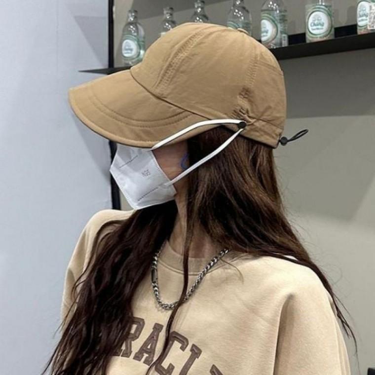 경량 아웃도어 볼캡 자외선차단 여름모자 롱챙 캡모자 스트링 여성