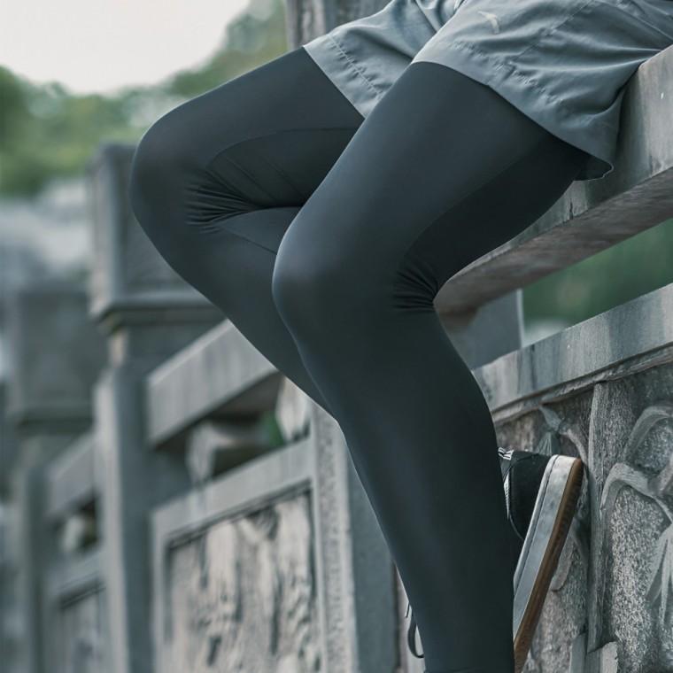 자외선 차단 무릎 보호 통기성 다기능 다리토시 남성용 블랙 2XL
