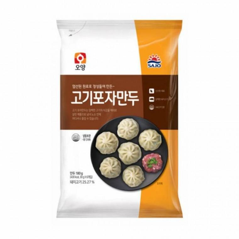간편식품 사조오양 고기포자만두 180g X 20개(냉동) 어린이