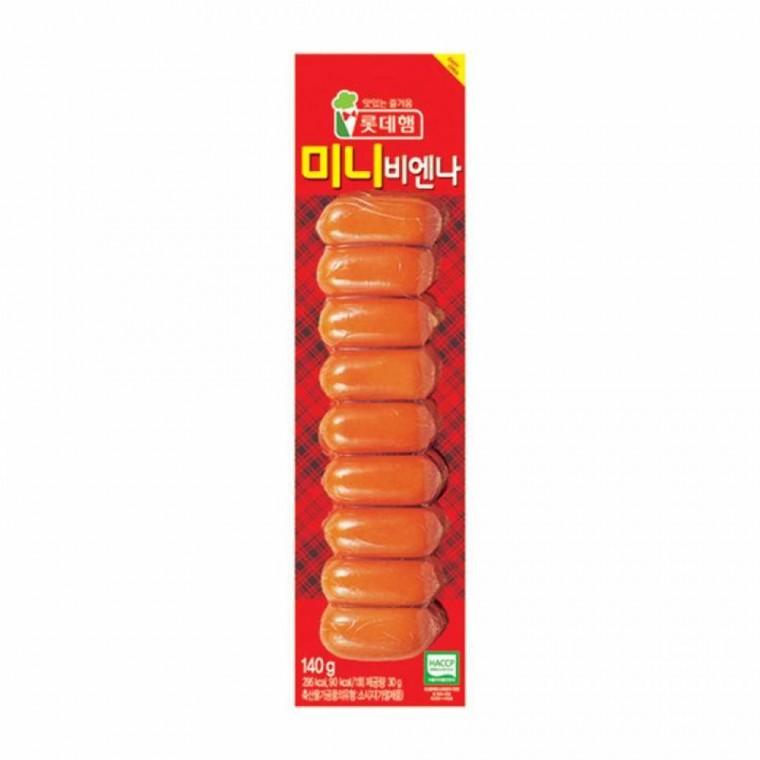 간식 롯데 미니비엔나 140g X 15개(냉장) 어린이