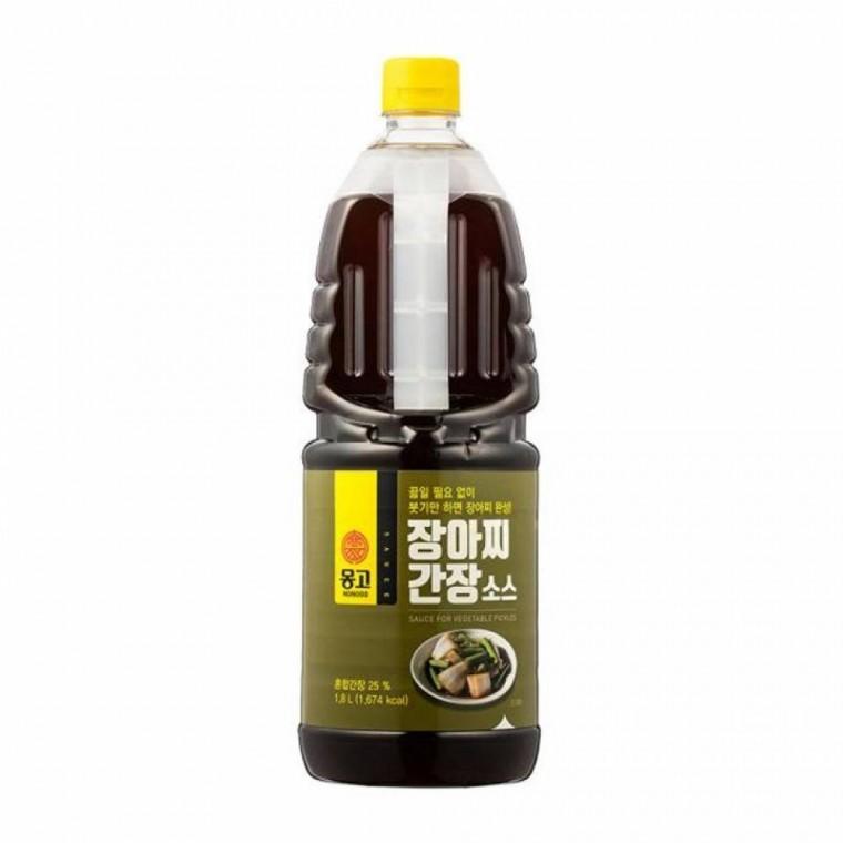 어린이 몽고식품 장아찌 간장소스 1.8L X 2 자취