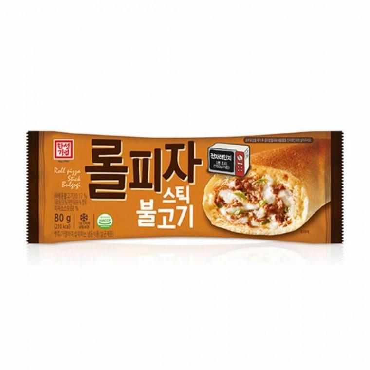반찬 한성 롤피자스틱 불고기 80g(냉동) X 15개 에어프라이어