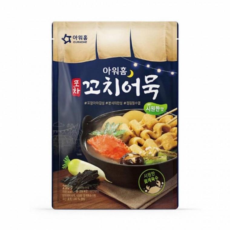 어린이 아워홈 포차 꼬치어묵 시원한맛 296g X 4개(냉동) 간편식품