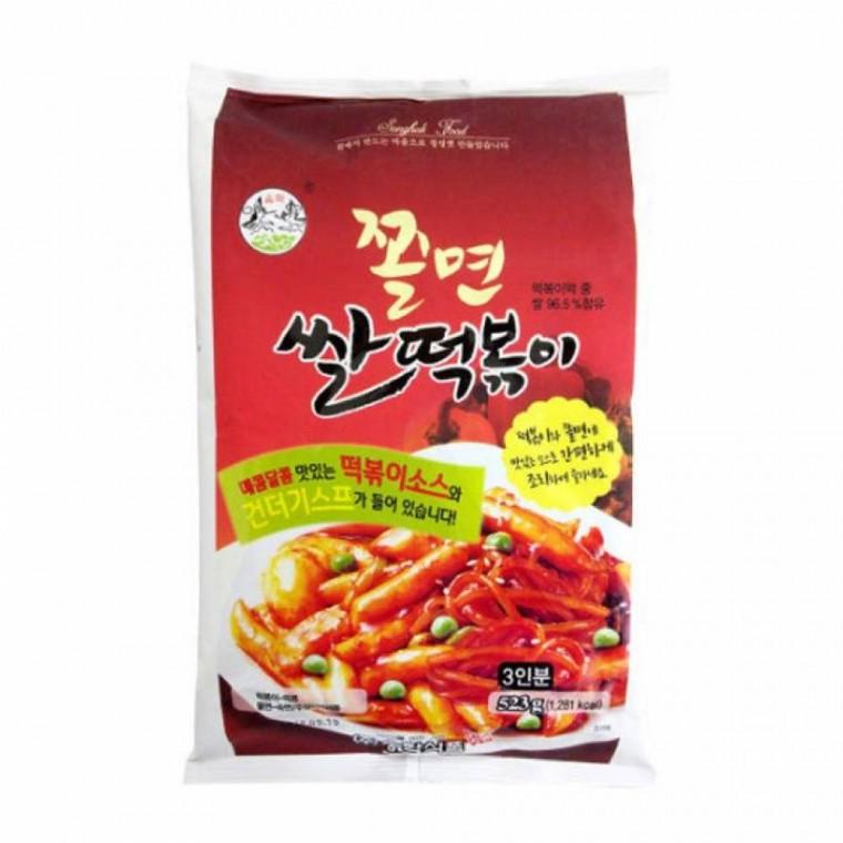 간단 송학 쫄면 쌀떡볶이 523g X 4개 반찬