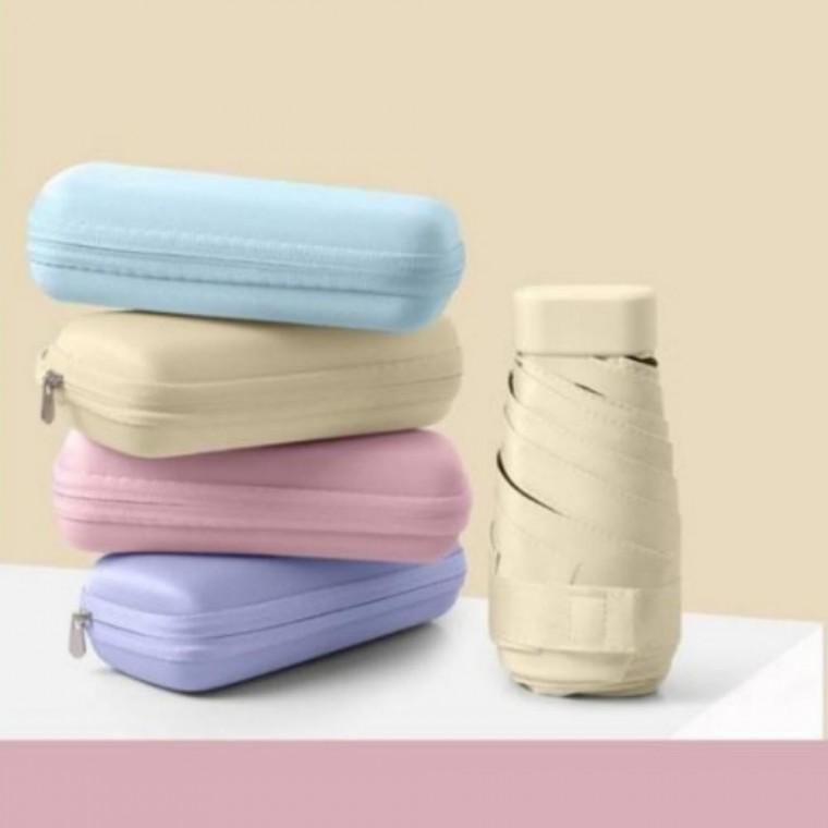 캡슐 양산 우산 초경량 차단 햇빛 미니 포장 선물