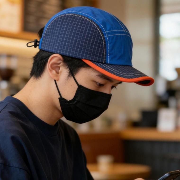 테크웨어 투톤 배색 볼캡 힙합 야구모자 조깅 캡모자
