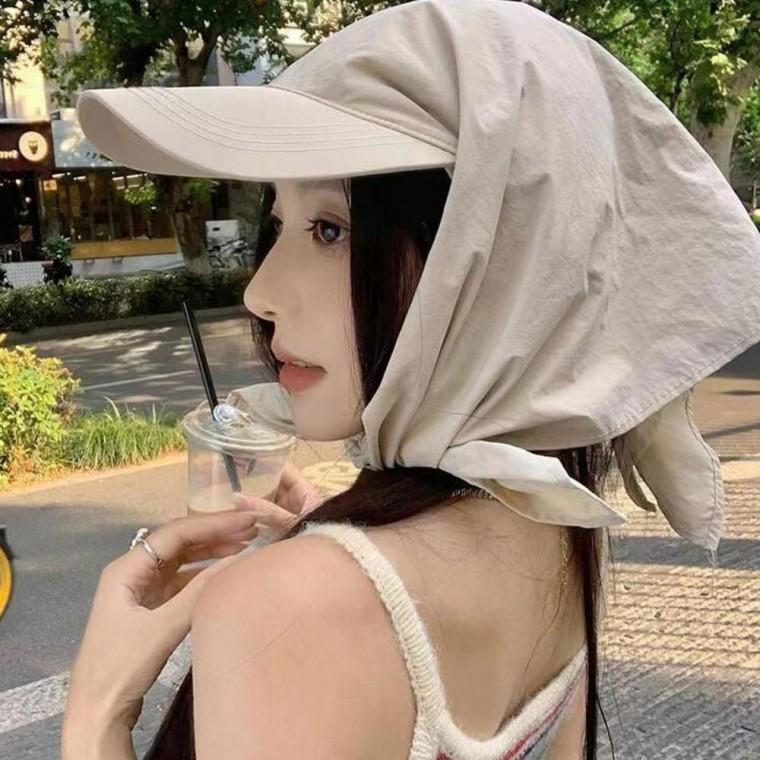 2컬러 풀커버 내추럴 자외선차단 등산 골프 테니스 작업모자