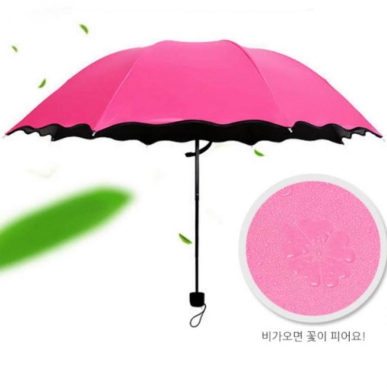 양우산 우산 양산 미니 벚꽃피는 플라워 암막 요술 자외선차단 비맞으면