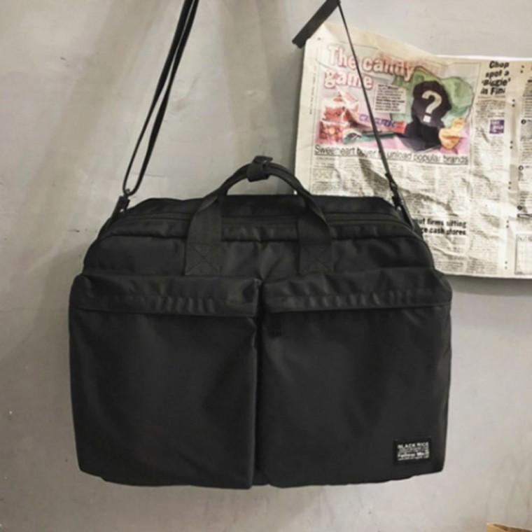 2색 1개 41x30 캐주얼 숄더백 크로스백 노트북 여행가방 슬링백 주머니