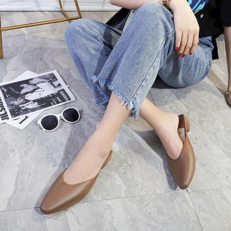 4컬러 데일리 뾰족코 블로퍼 뮬 구두블로퍼 장식블로퍼