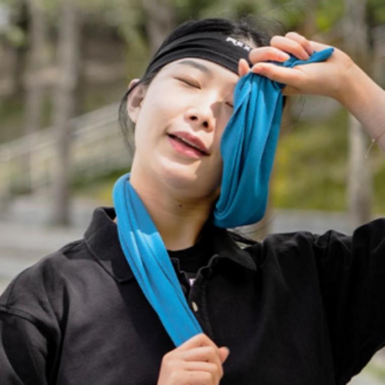미네랄 스포츠타월 건습식 운동 땀수건 냉감소재 수건