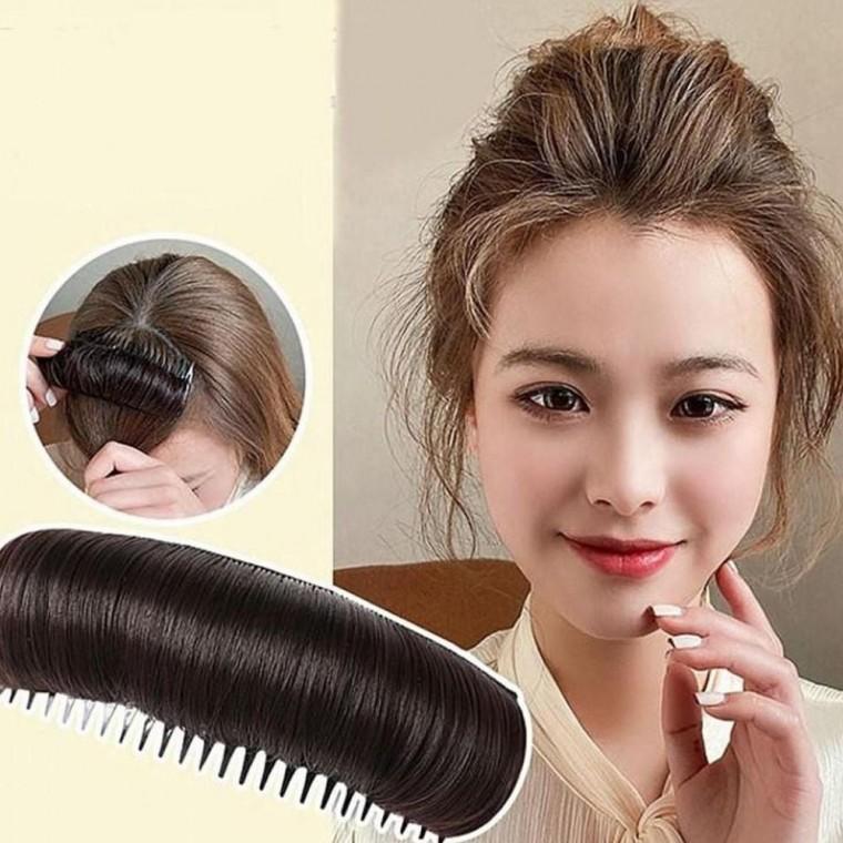 볼륨가발 여성가발 볼륨 윗머리 빗핀 여성 헤어뽕 머리뽕 붙임머리 헤어