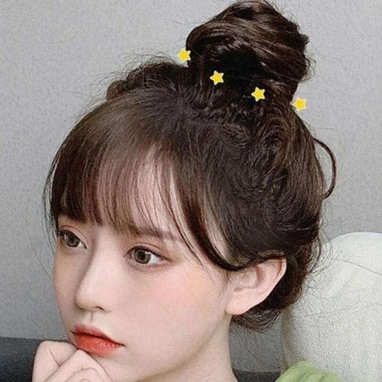 볼륨가발 여자가발 볼륨 집게핀 여성 똥머리 당고머리 만두머리 올림머리