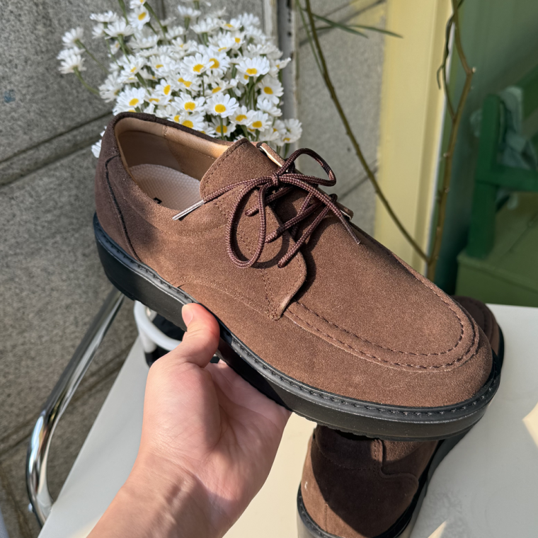 캐주얼 5cm 구두 키높이 더비슈즈 남자 발편한