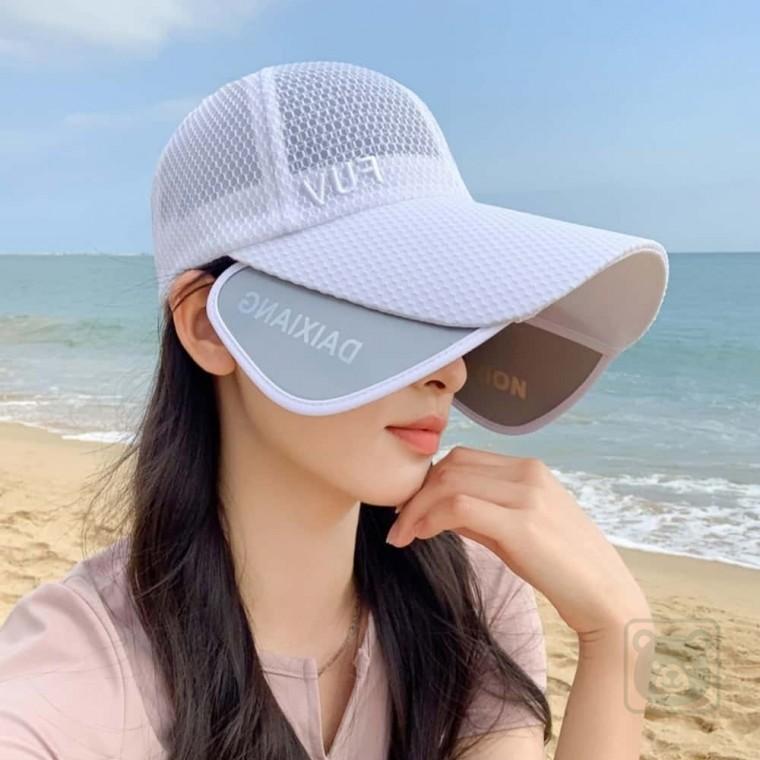 날개 망사캡 자외선차단모자 썬바이저모자 선캡모자