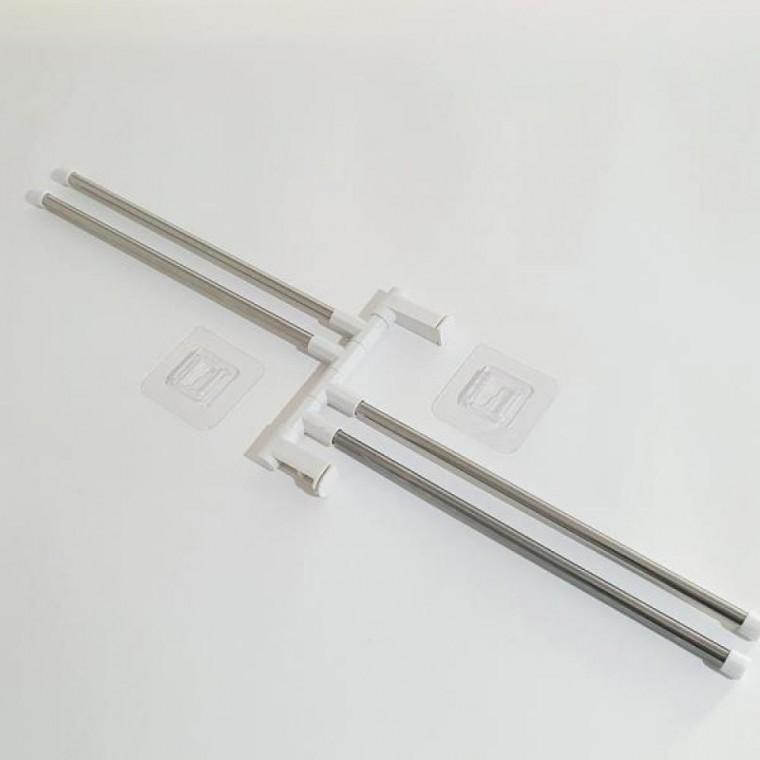 욕실 접착식 회전 4단 수건걸이 욕실걸이 DD-11376