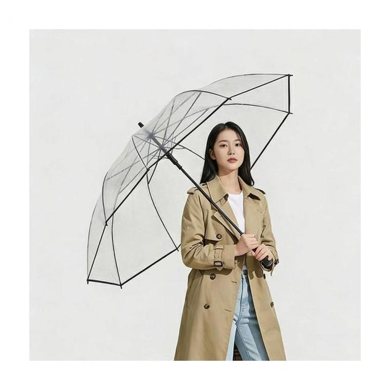 루미나D 파라솔 150cm 4인용 5개 초대형 투명 골프 우천용 외출용