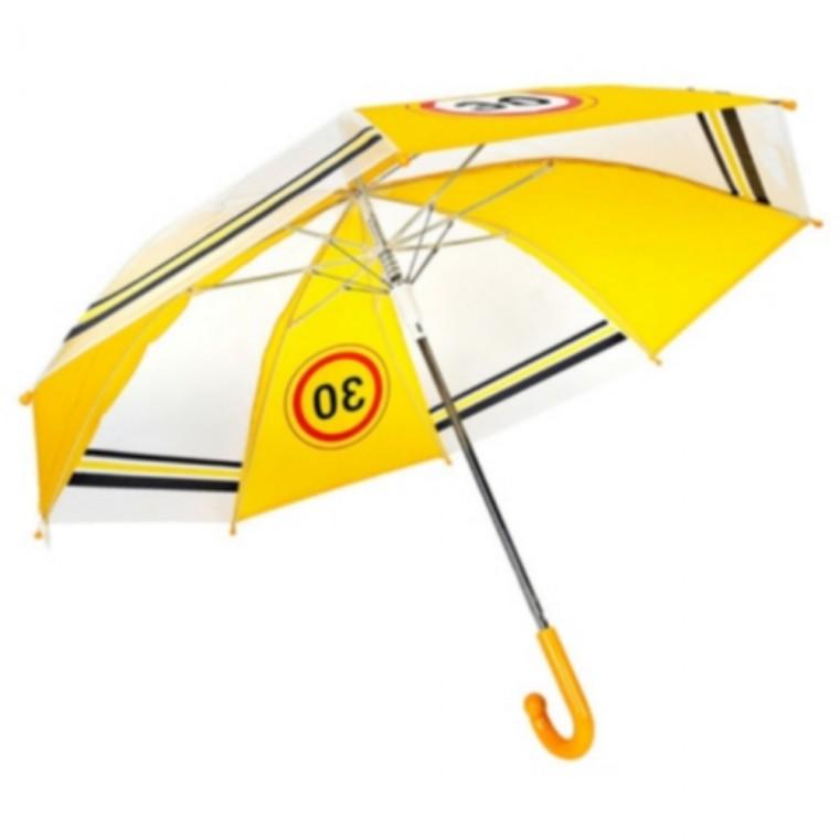 어린이안전 속도위반30 투명비닐우산 55cmX8k