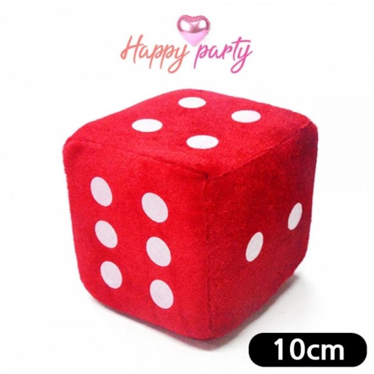 해피파티 게임용품 스펀지 주사위 10cm (레드)
