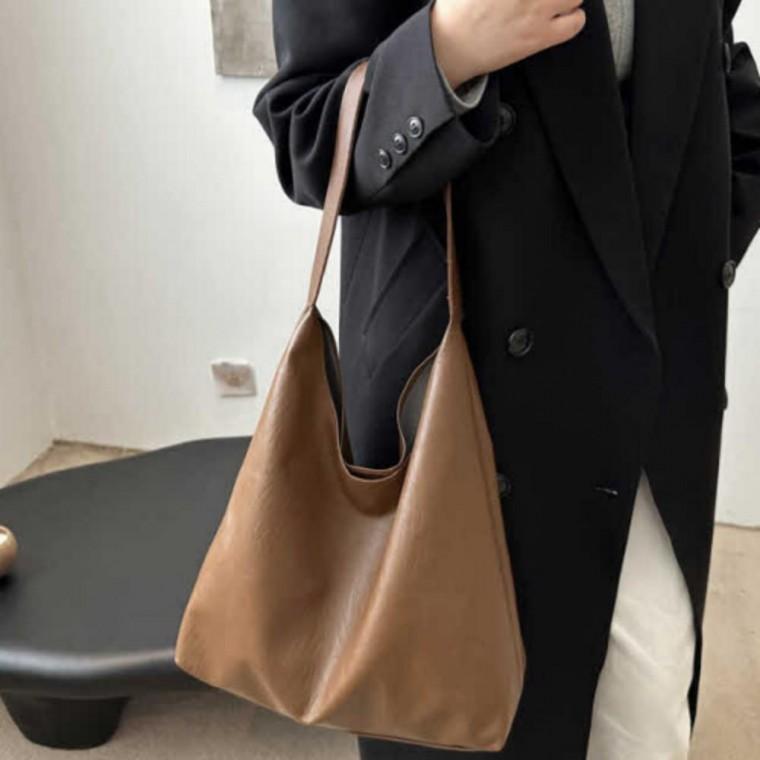여성 데일리 학생 출퇴근 빅 대용량 숄더백 보부상 가방