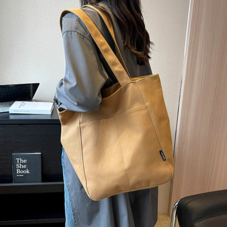 지퍼에코백 보부상에코백 심플베이직