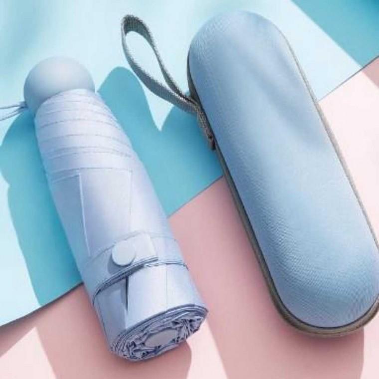 5단 양산 스카이블루 초경량양산 암막양산