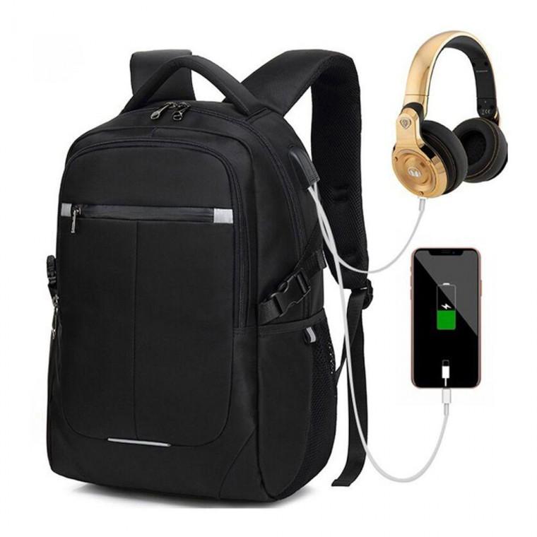 남성백팩 백팩 노트북가방 USB 여자백팩 블랙