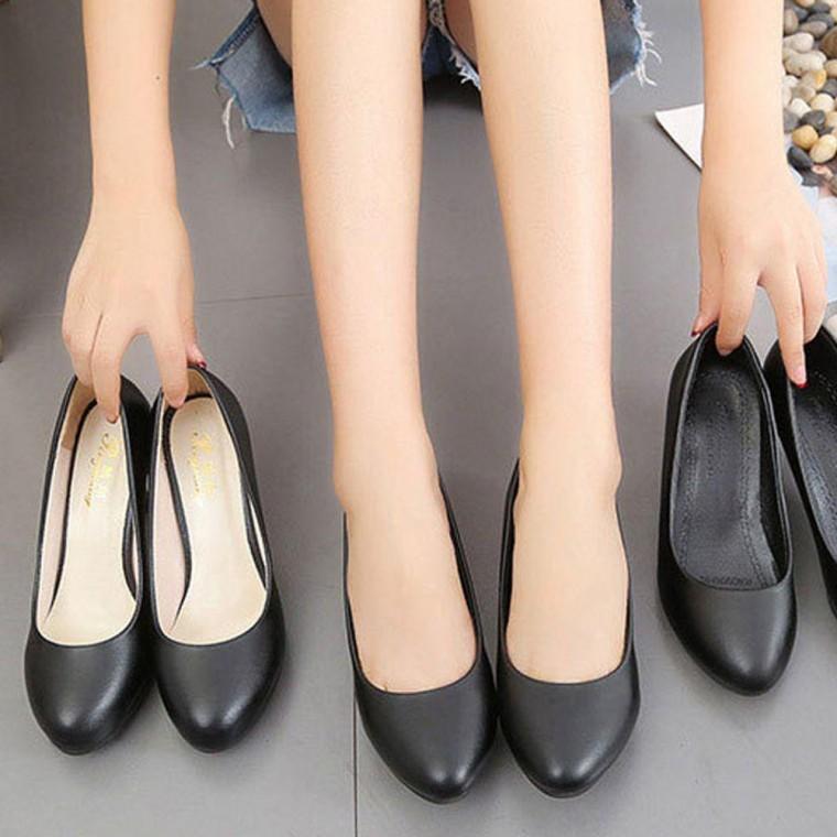 여성 정장 면접 승무원 구두 3cm 5cm 6cm