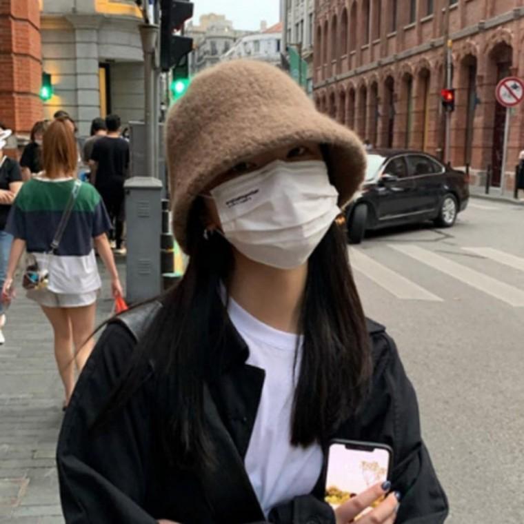 여성 뽀글이 버킷햇 겨울 양털 벙거지 모자 3color
