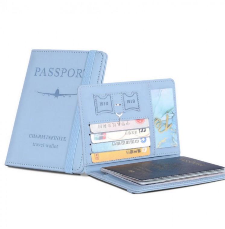 해킹방지 여권파우치 여권보관 해외여행 여권지갑 멀티포켓 여권케이스 Passport Case