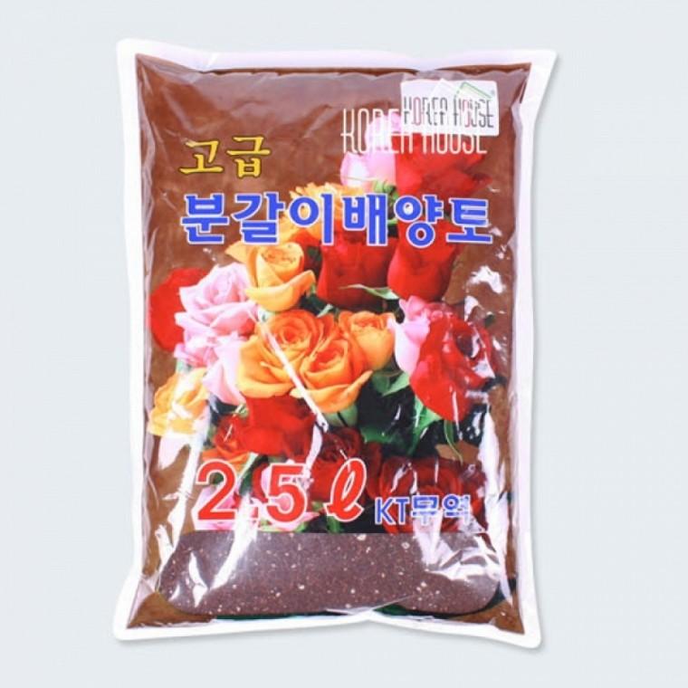 고급 분갈이 배양토 2.5L