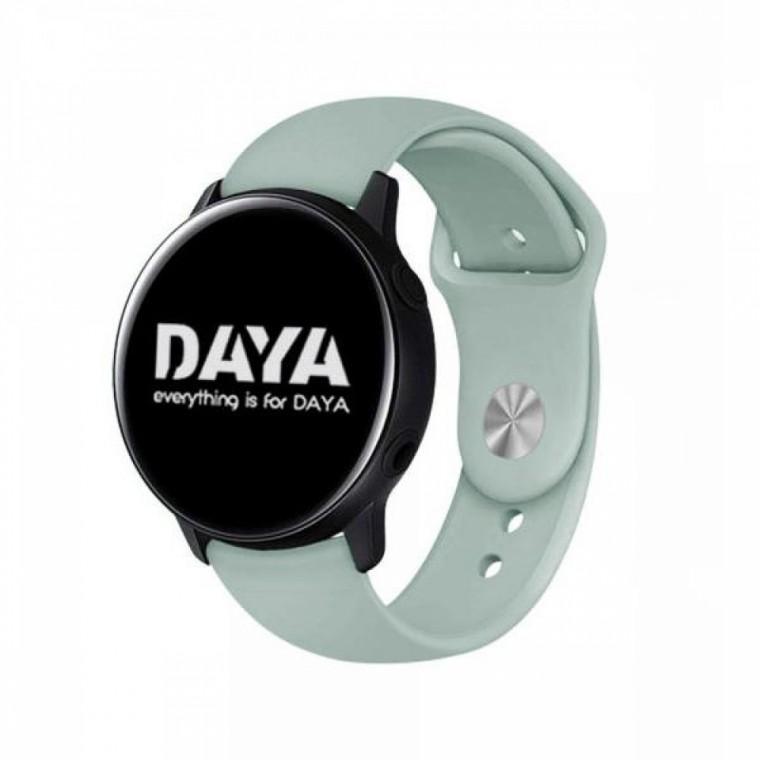 DAYA 갤럭시워치 5 4 3 스트랩 20mm 그레이 이지 밴드 스트랩