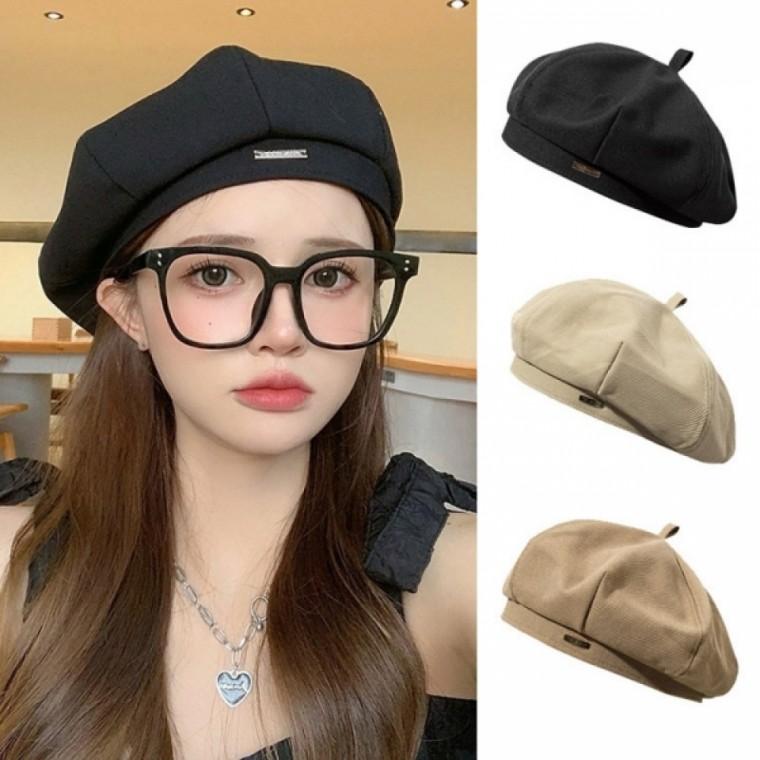 여자모자 빵모자 화가모자 펜던트 포인트 베레모