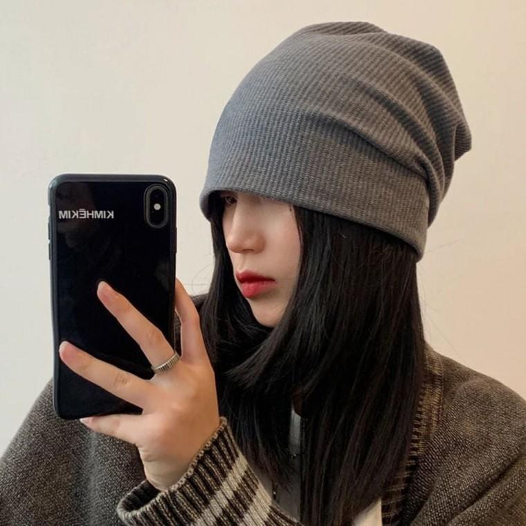 WOW 사계절 비니 모자 남성 여성 머리 두건 얇은비니 실내모자