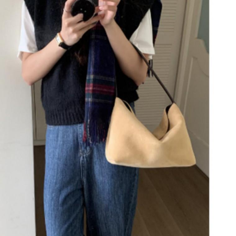 미니 데일리 무드 스웨이드 숄더백 브랜드패션 미니백 토트백 토드백 숄더