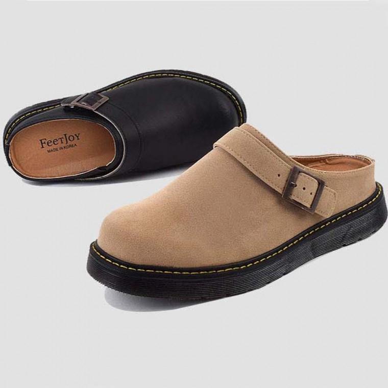 남성 버클 블로퍼 국내생산 데일리 슈즈 로퍼 뮬 슬리퍼