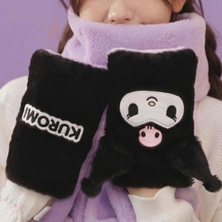 포차코 목도리 목도리장갑 귀여운목도리 장갑목도리세