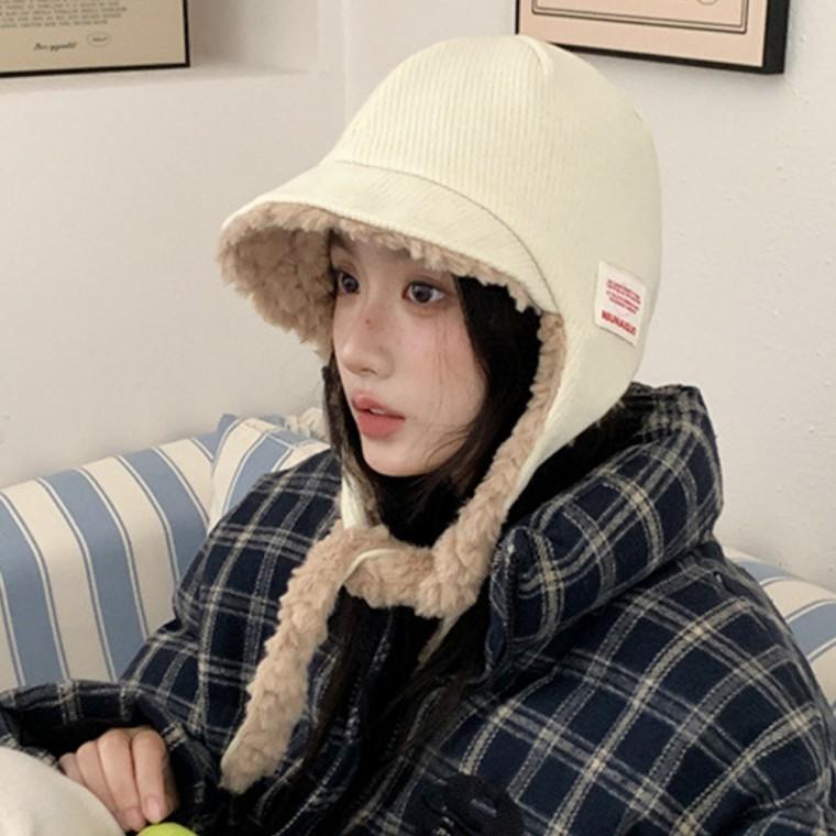 이어머프 플러시 방한 모자 털모자 겨울모자 벙거지모자 귀도리모자 귀달이모자 귀달이모자 여자겨울모자