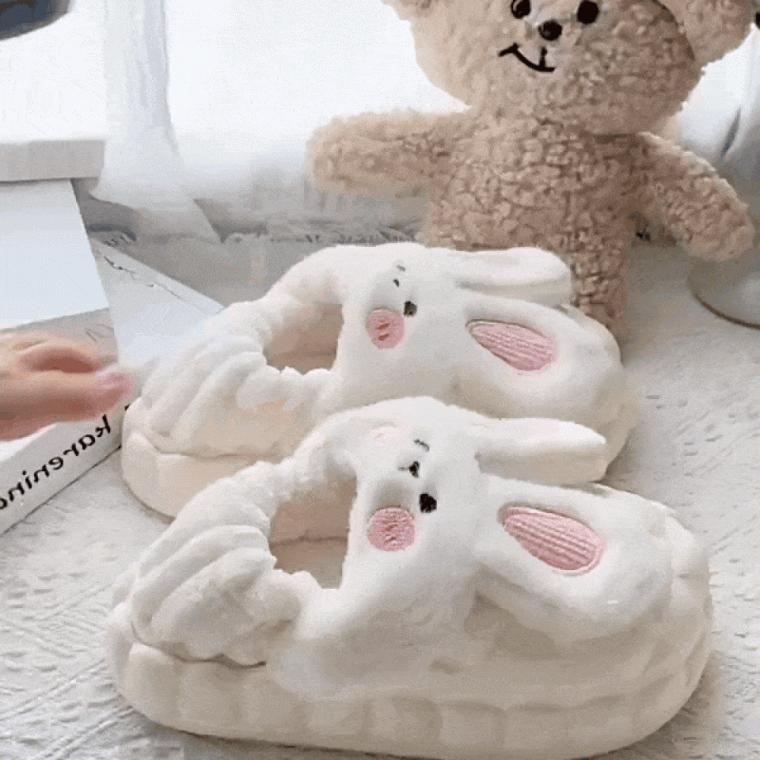 캐릭터털슬리퍼 귀여운 겨울실내화 따뜻한퍼슬리퍼 뮬