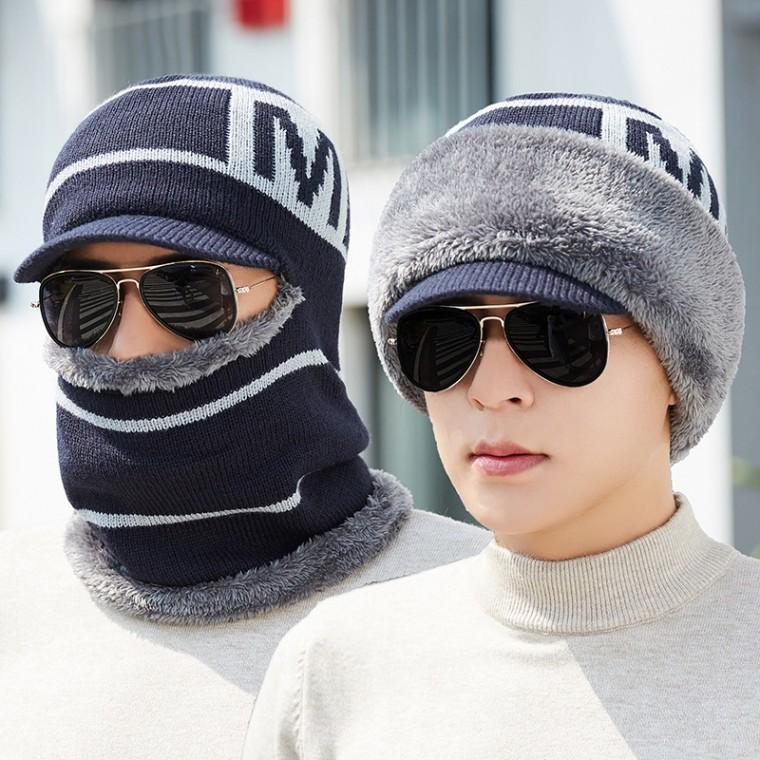 2in1 후드 바라클라바 니트 넥워머 겨울 목토시