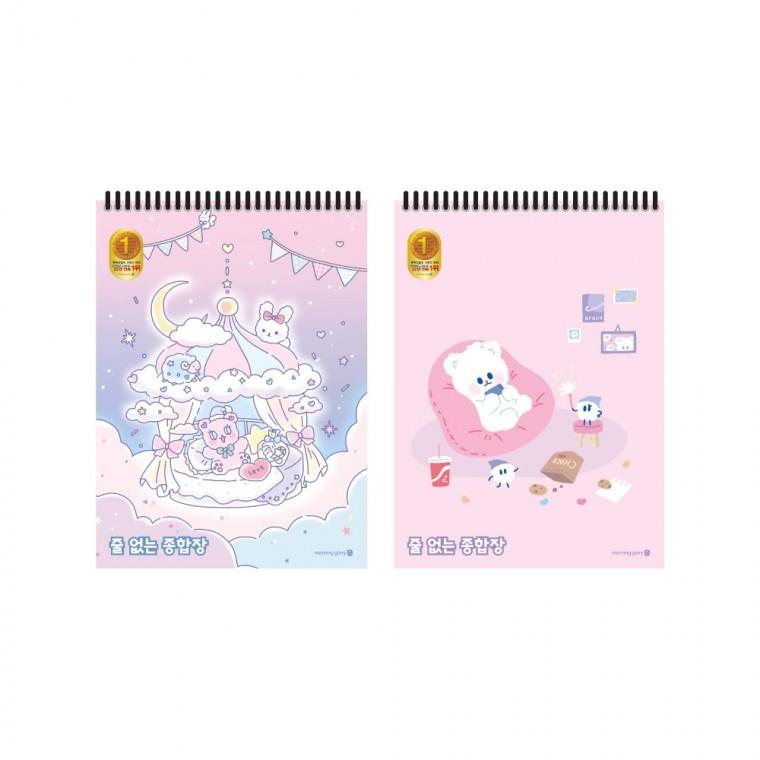 모닝글로리 3000 초등 줄없는종합장 무선 1권