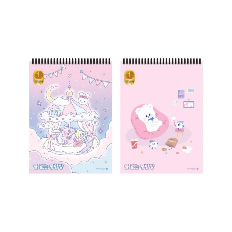 모닝글로리 3000 초등 줄없는종합장 무선 1권