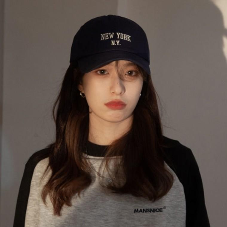 남녀공용 데일리 7컬러 영문 레터링 자수 볼캡 CAP55