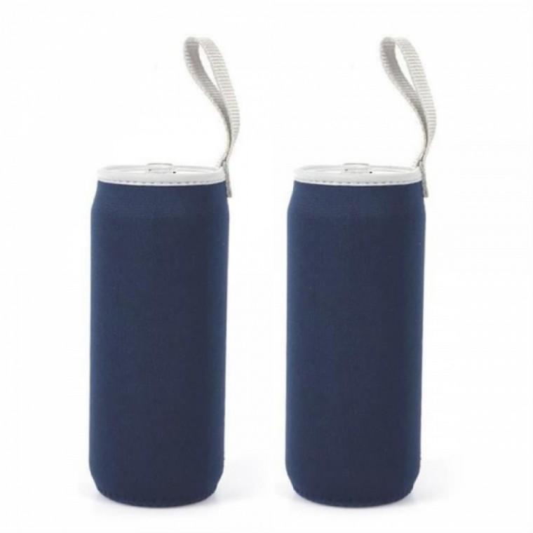 물병 손잡이 파우치 2p세트(550ml) (네이비)
