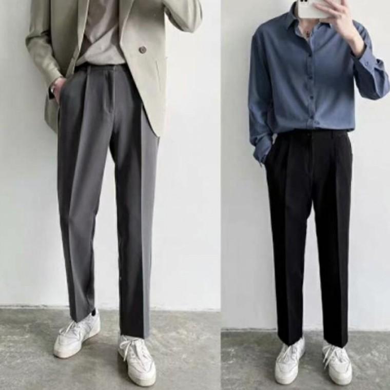 남성하의 편한바지 와이드핏슬랙스 남성의류